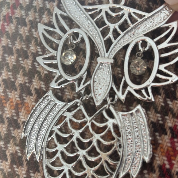 Silver Owl Pendant Avon - Picture 5 of 6
